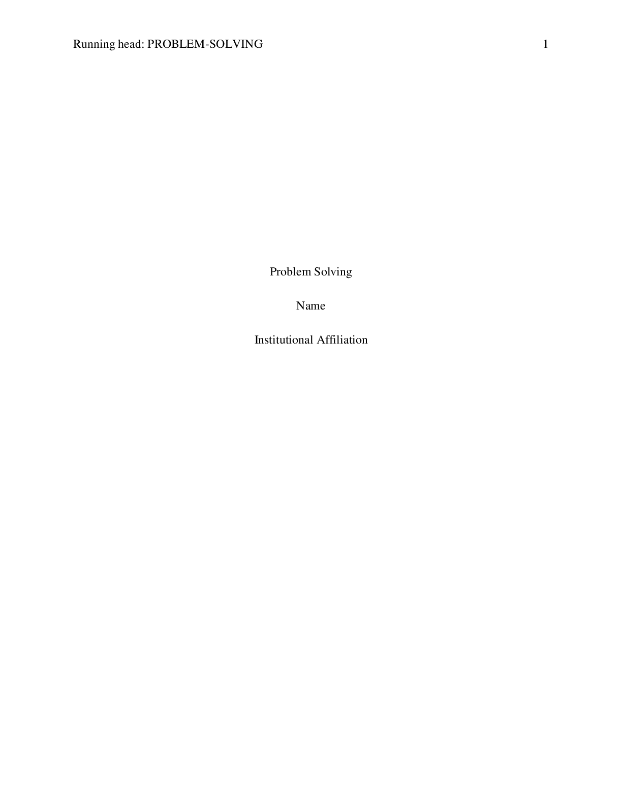 Preview image for Problem Solving